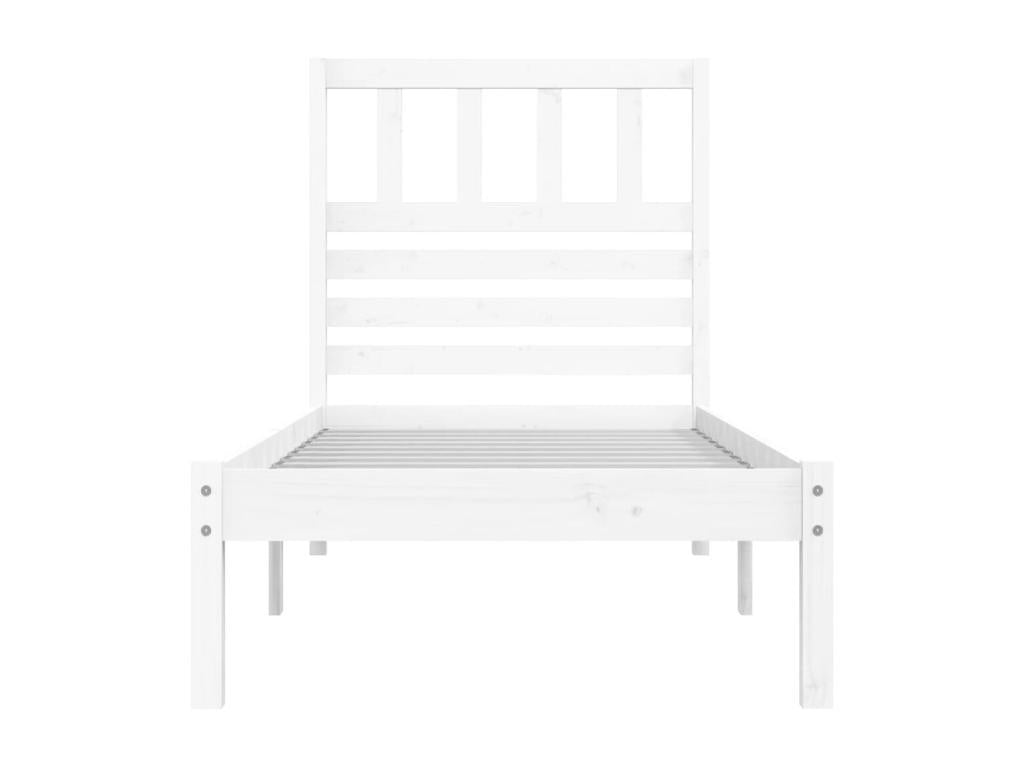 Solid Pine Wood Home Furniture 75 x 190 - White