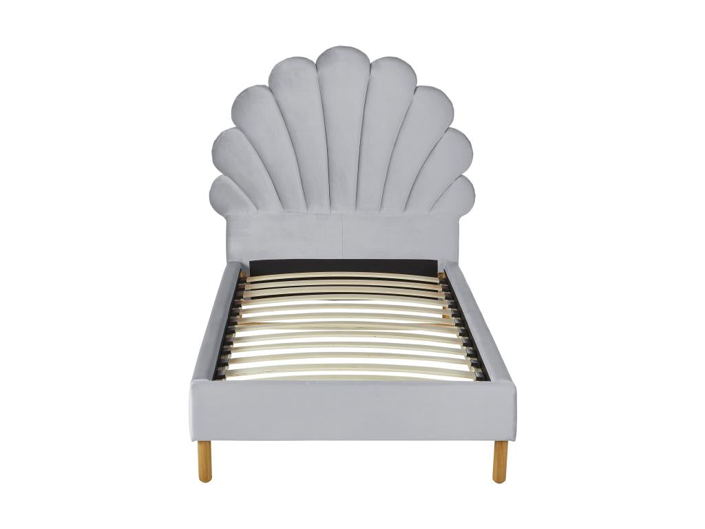 Velvet Home Furniture 90 x 190 cm - Light Gray