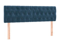 Velvet Headboard - Blue - 597028