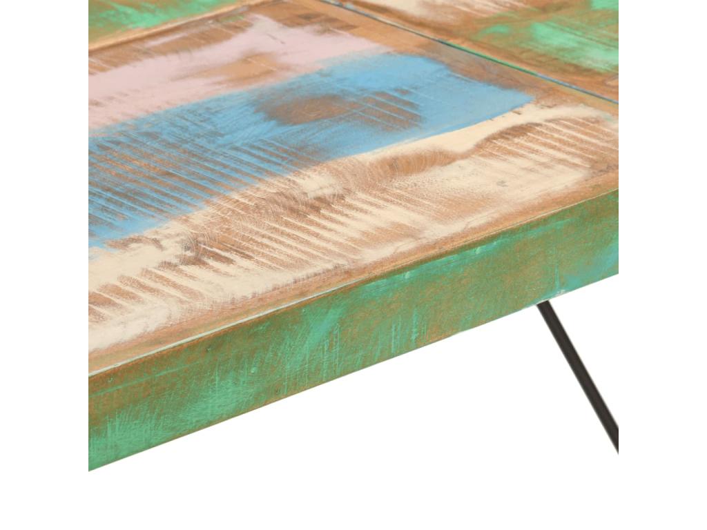 Solid Wood Bar Table 150 x 70 x 107 cm - Gold