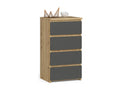 Dresser 40 x 35 x 74 cm - Gray