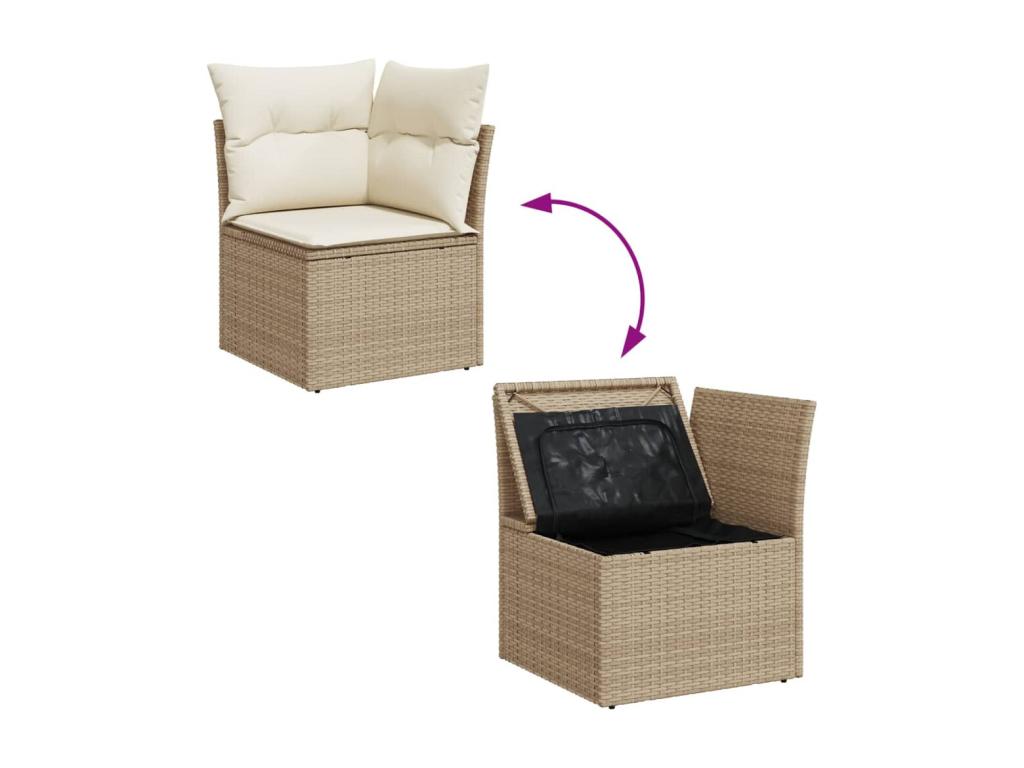 Outdoor Patio Set - Beige - 190525