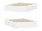 Bed Frame 135 x 190 cm - White