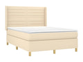 Fabric Slatted Bed Base 140 x 190 cm