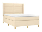 Fabric Slatted Bed Base 140 x 190 cm