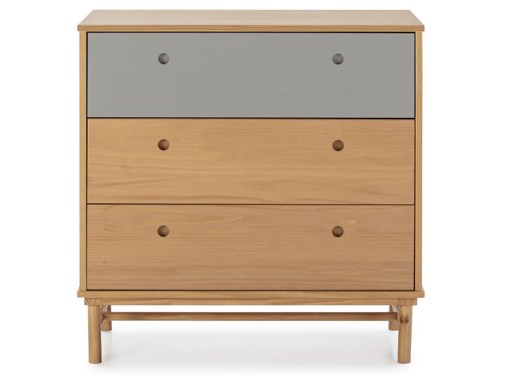 Solid Wood Dresser - Brown