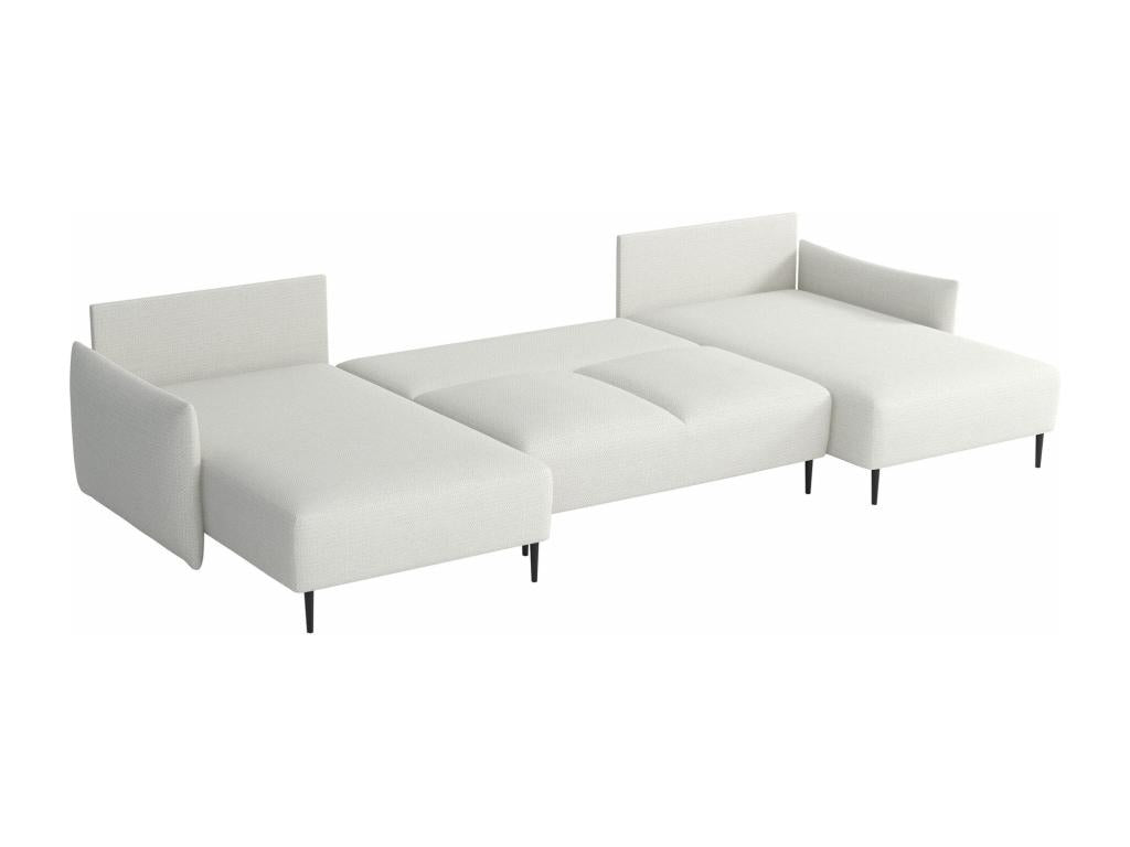 Sectional Sofa 328 x 160 x 88 cm - Gray