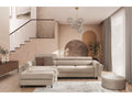Fabric Sofa - Beige - 700051