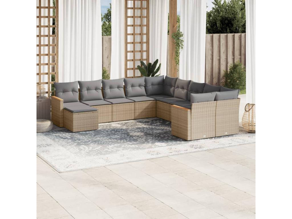 Outdoor Patio Set - Beige - 685366
