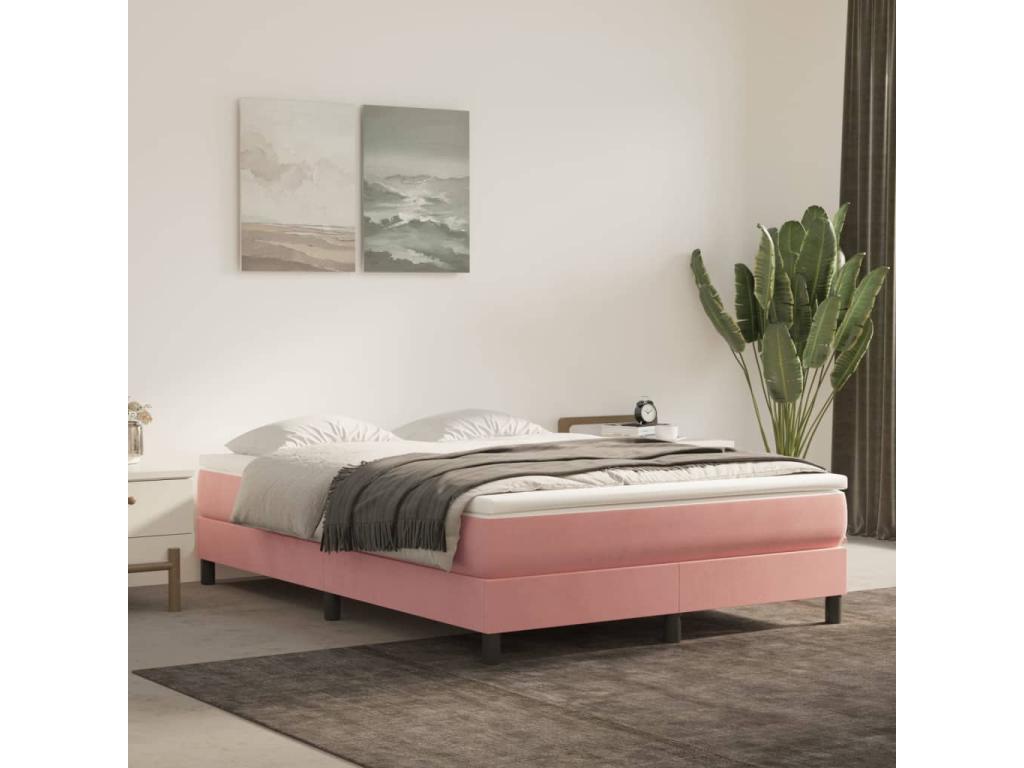 Velvet Bed Frame 140 x 190 cm