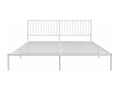 Metal Headboard 183 x 213 cm - White