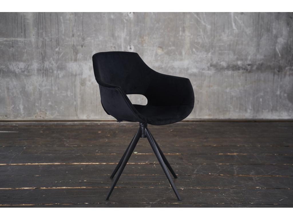 Velvet Home Furniture - Black-Chair