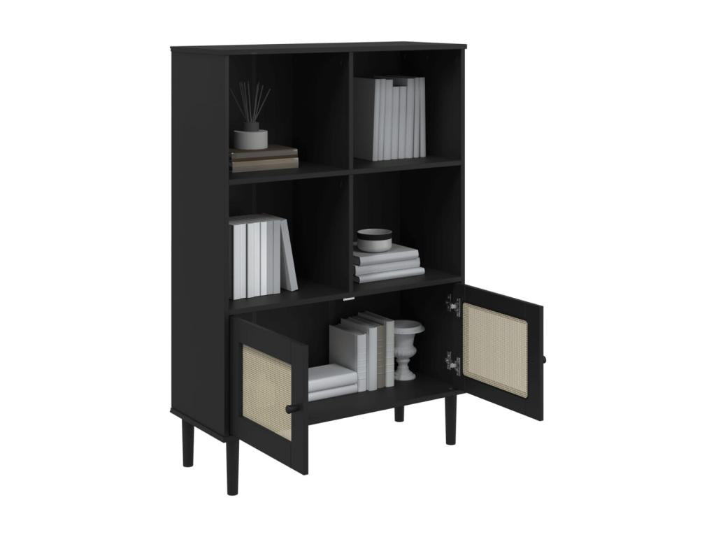 Solid Pine Wood Home Furniture - Black