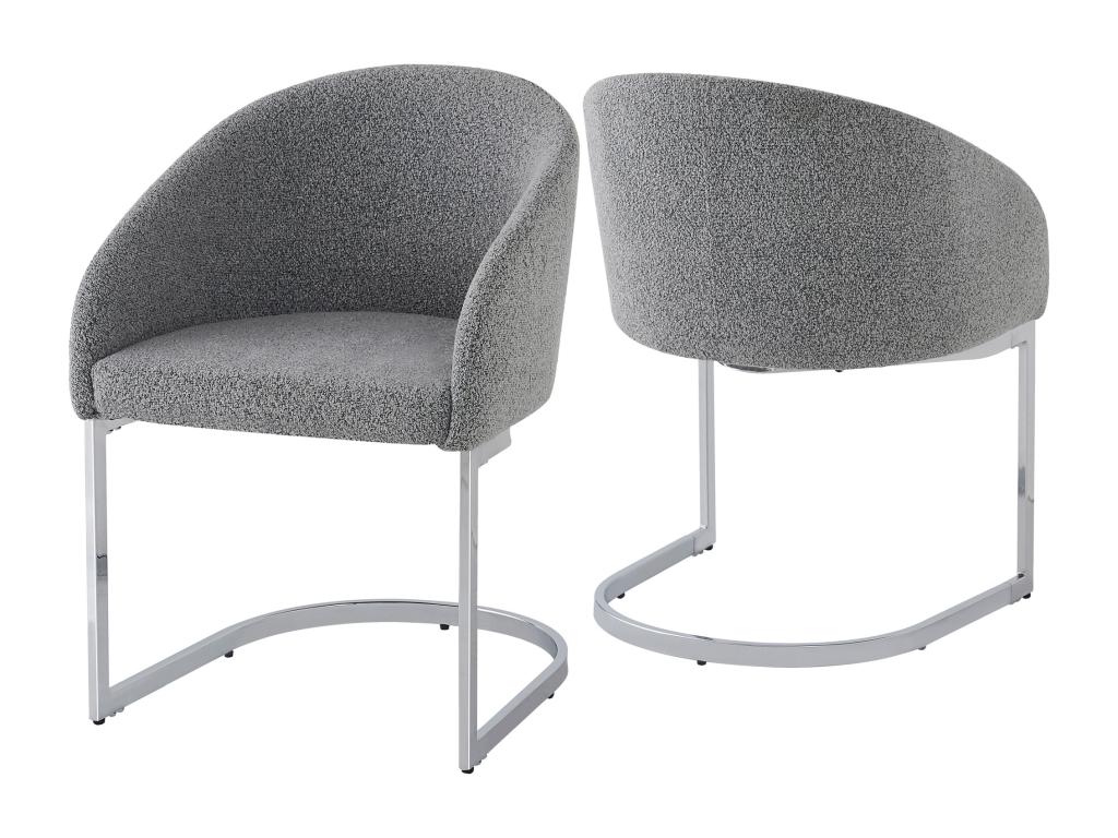 Fabric Home Furniture - Gray-Chair