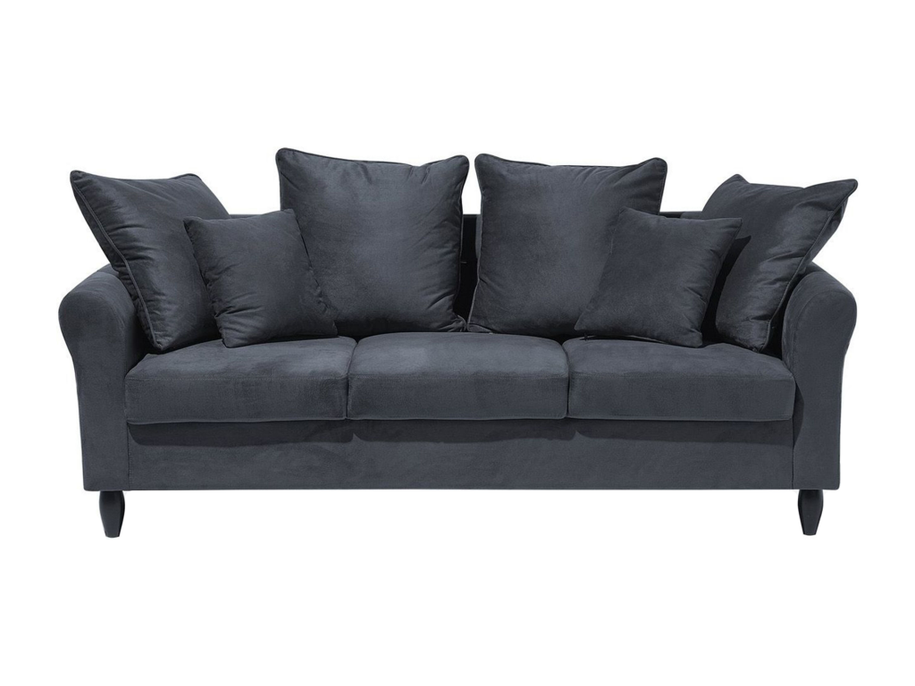 Velvet Sofa - Gray - 371020