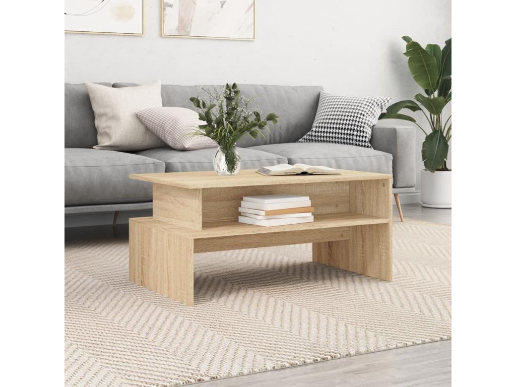 Coffee Table 90 x 55 x 42.5 cm - Brown