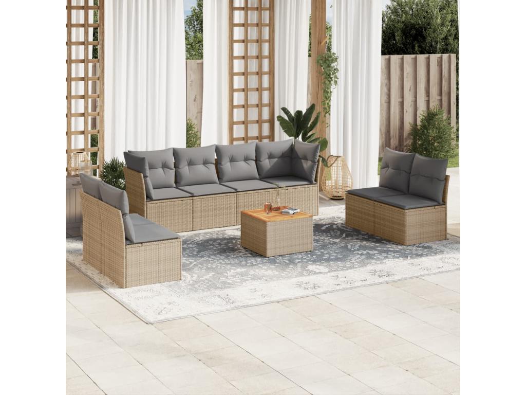 Outdoor Patio Set - Beige - 461088