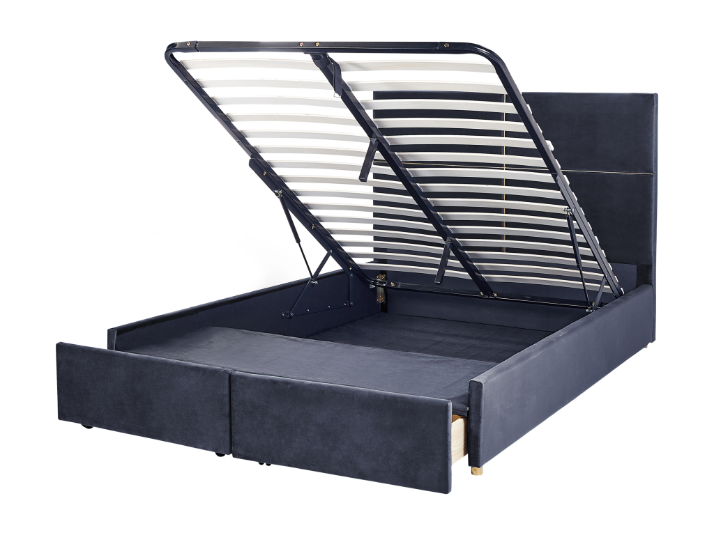 Velvet Home Furniture 140 x 200 cm - Black