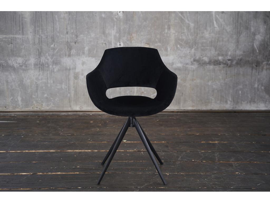 Velvet Home Furniture - Black-Chair