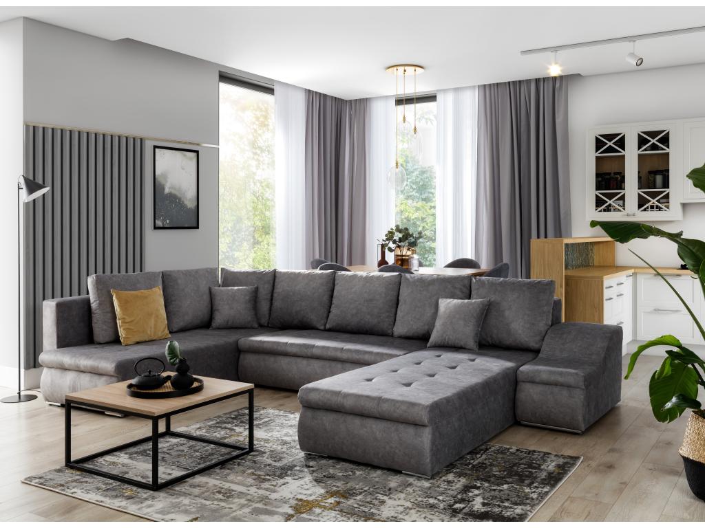 Fabric Sofa - Gray - 699841