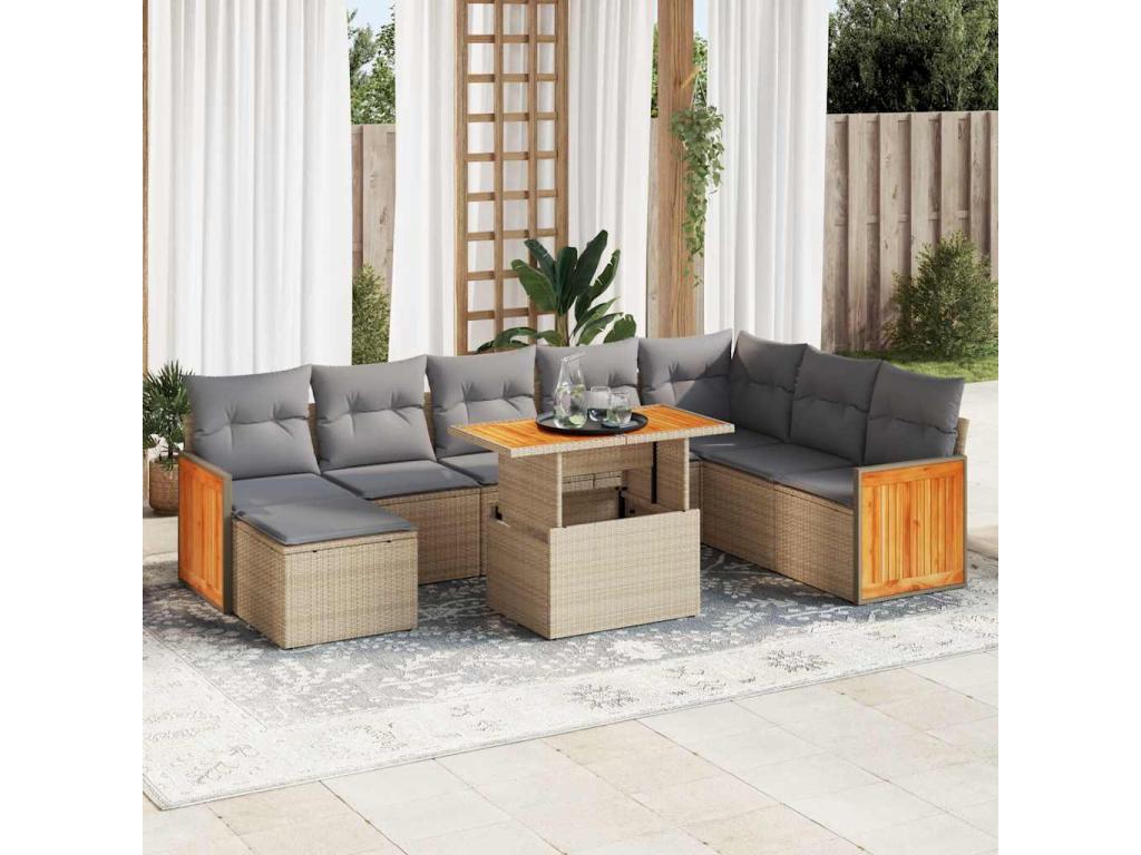 Outdoor Patio Set - Beige - 833663