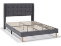 Bed Frame 90 x 190 cm - Gray