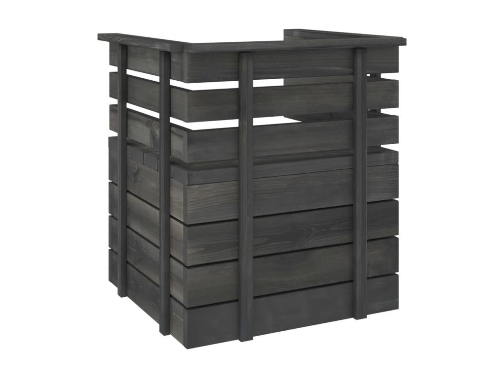 Solid Pine Wood Home Furniture - Gray