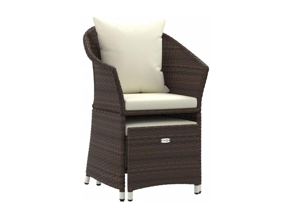 Outdoor Patio Set - Brown - 395605