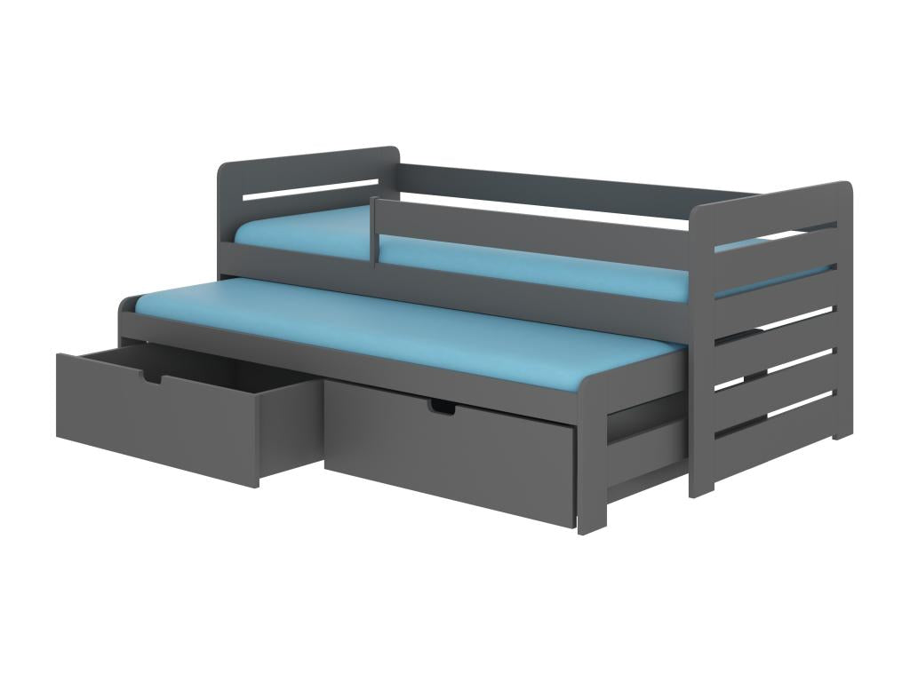 Trundle Bed 90 x 200 - Gray
