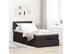 Fabric Bed Frame 90 x 200 cm - Brown