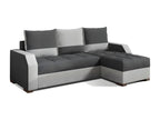 Fabric Sectional Sofa - Light Gray