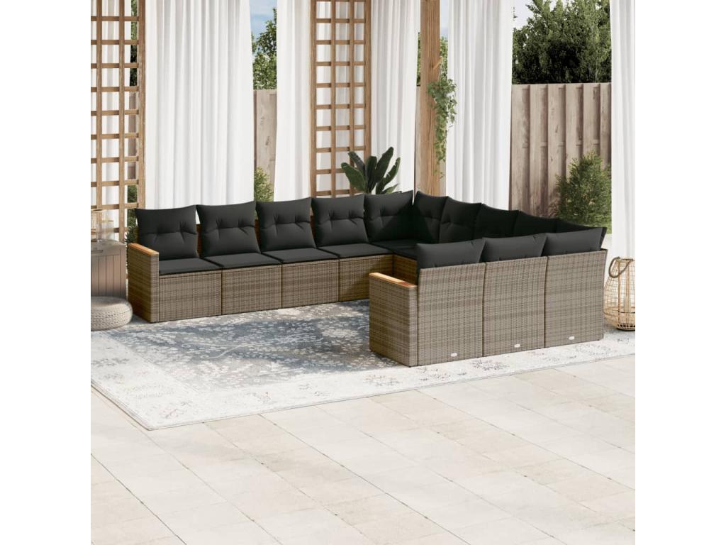 Outdoor Patio Set - Gray - 671813