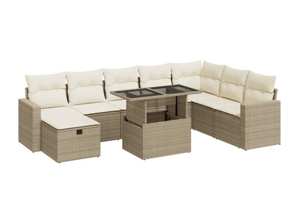 Outdoor Patio Set - Beige - 677530