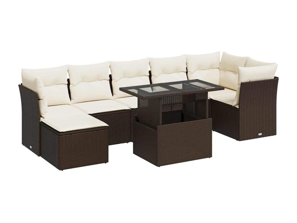 Outdoor Patio Set - Brown - 453178