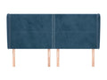 Velvet Headboard - Blue