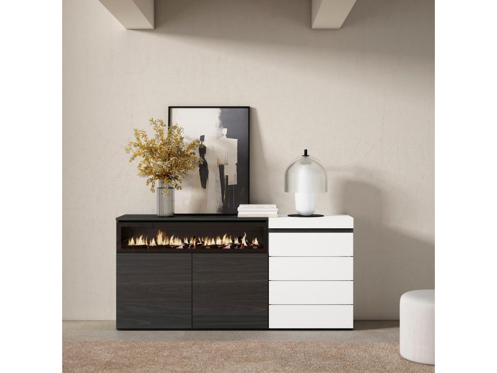 Sideboard 135 x 57 x 75 cm - White