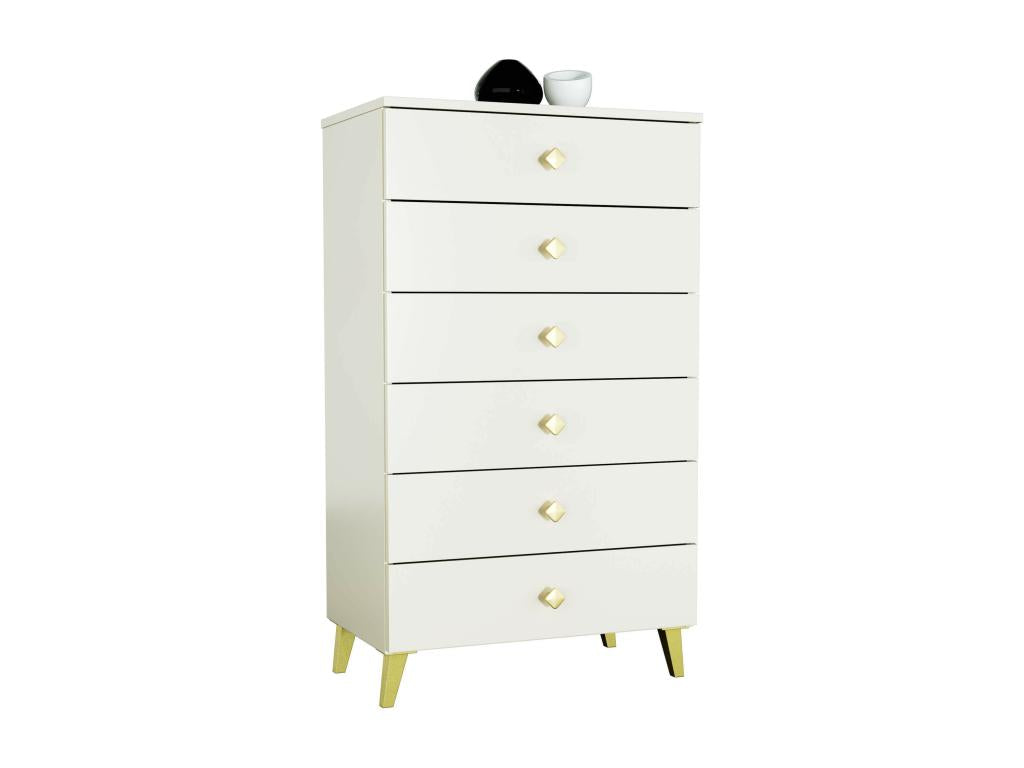 Dresser 60 x 37 x 104 cm - Beige