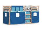 Solid Pine Wood Bunk Bed 90 x 190 cm - Blue