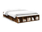 Bed Frame 140 x 200 cm - Brown