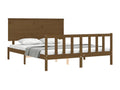Solid Wood Bed Frame - Brown