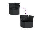 Outdoor Patio Set - Black - 346880