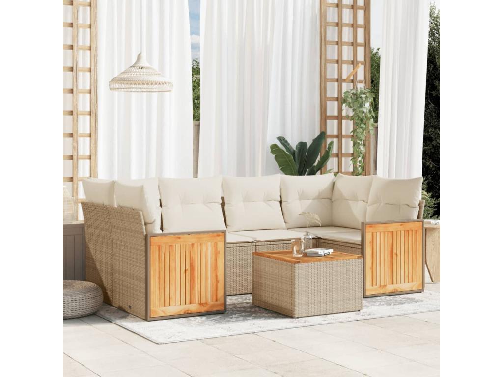 Outdoor Patio Set - Beige - 348210