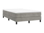 Velvet Slatted Bed Base 120 x 200 cm - Gray - 562222