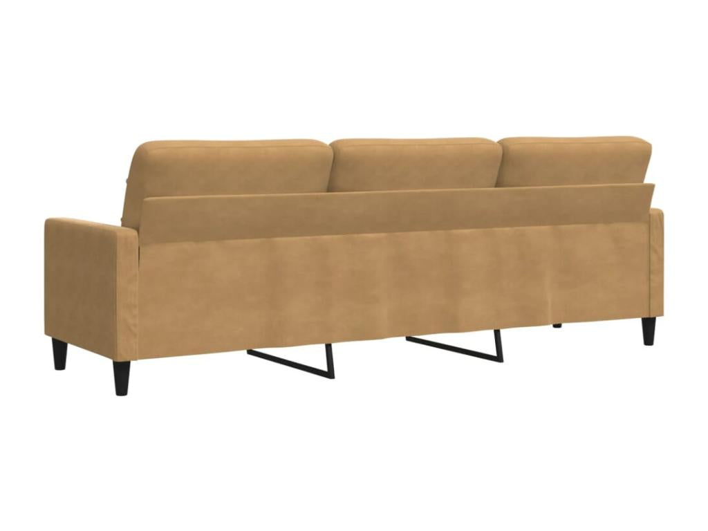 Velvet Sofa - Brown