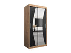 Wardrobe 200 x 100 x 62 - Brown