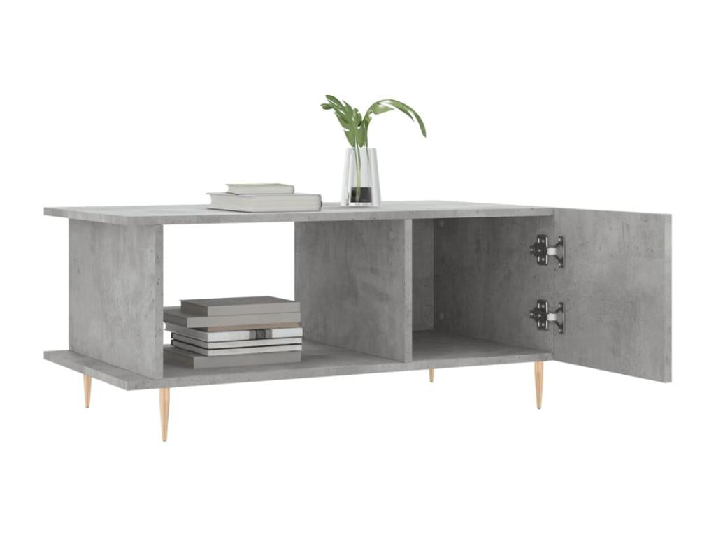 Coffee Table 90 x 50 x 40 cm - Gray