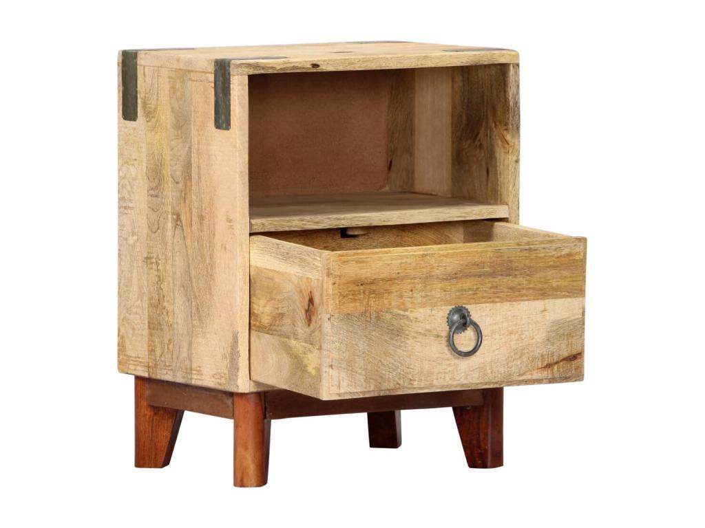 Nightstand 40 x 30 x 52 cm - Brown