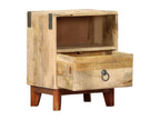 Nightstand 40 x 30 x 52 cm - Brown