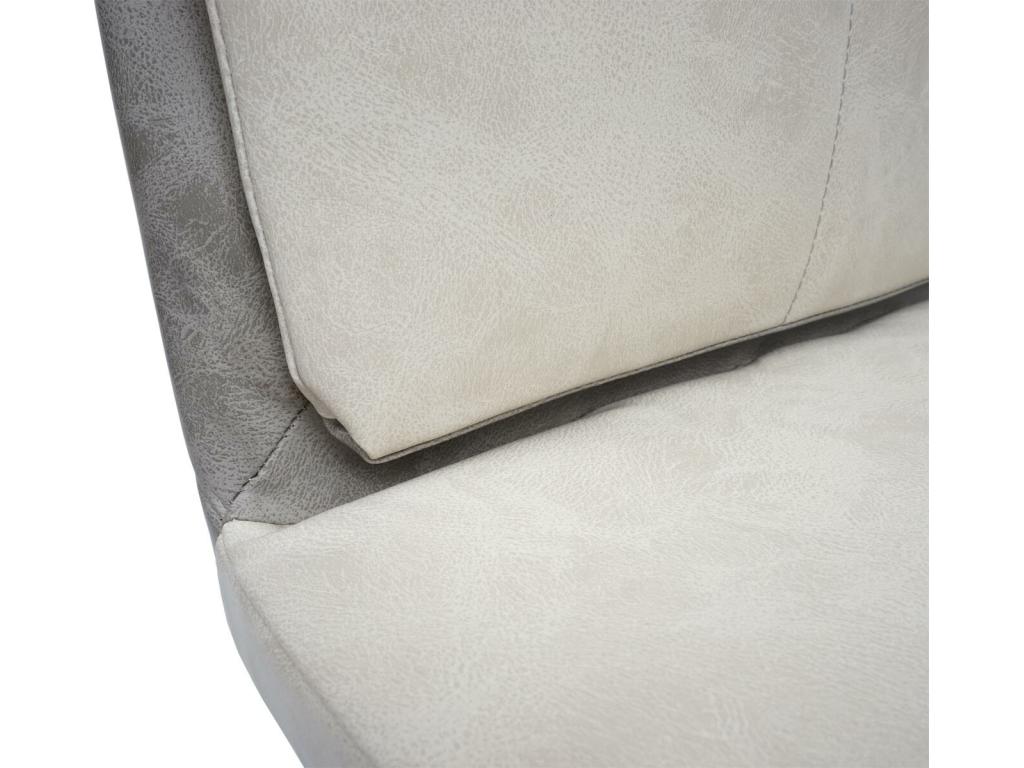 Faux Leather Home Furniture - Gray - 680098