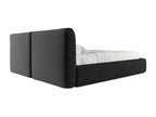 Fabric Storage Bed 180 x 200 - Black